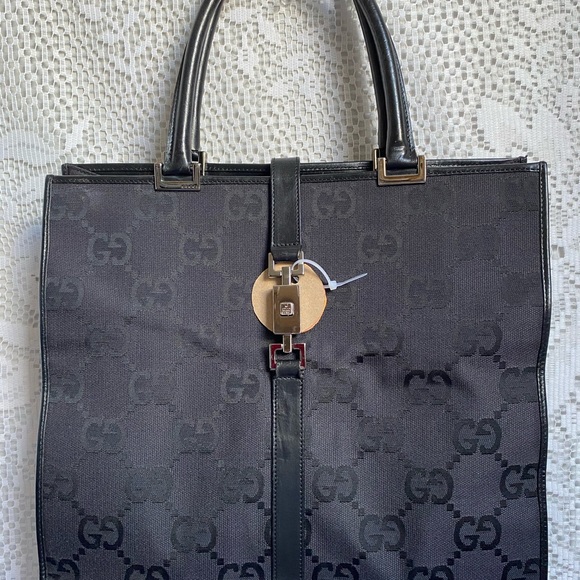 AUTHENTIC GUCCI JACKIE TOTE HANDBAG - Picture 3 of 16